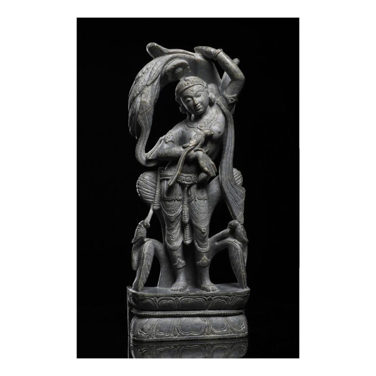 老件 印度 石刻雕像 拉蒂女神立像