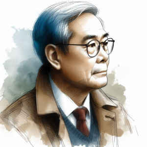Featured author image: 名家書法 中堂 水書古文 龍遊日月潭 王天國