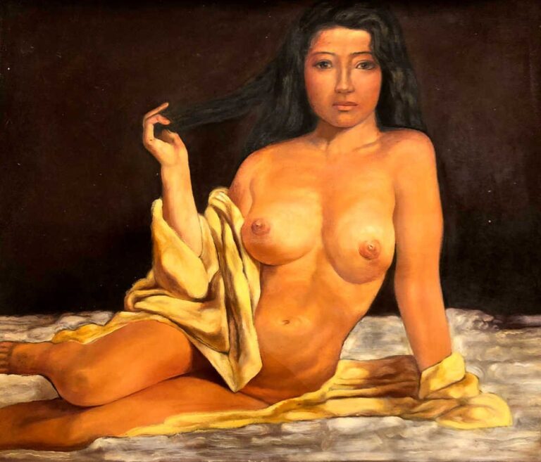當代名家油畫 楊雲兵 完美女人 20F 2006