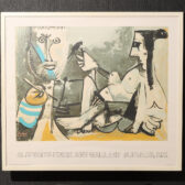 藝術家和他的模特兒 畢卡索 絲網版畫 1974