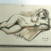 早期名家速寫 冊頁(20幀) 人體 林長雄 2006