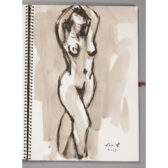 早期名家速寫 冊頁(22幀) 人體 林長雄 2003