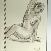 早期名家速寫 冊頁(21幀) 人體 林長雄 2006